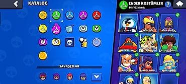 Brawl Stars oyun hesabı (88 karakter) - Kral kuboklar: 29 928 - — 3