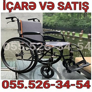 Manual əlil arabası – icarə və satış - Yüngül və möhkəm çərçivə -