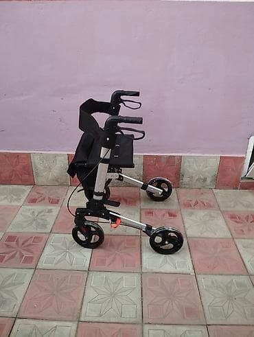 Yerimək üçün arabalar, çəliklər, əsalar, rollatorlar: Yüngül Rollator 4 tekerli Gəzinti Arabsi — 1