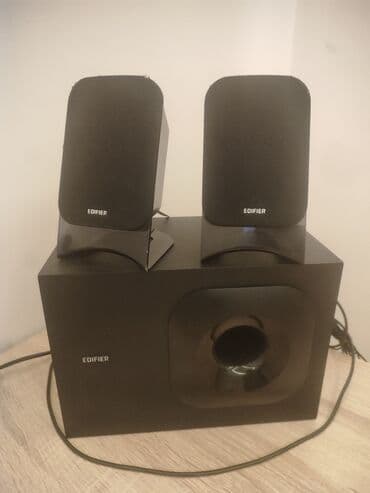 dinleme cihazı: İşlənmiş Edifier Kolonka, Növ - Sabvufer, rəng - Qara — 3