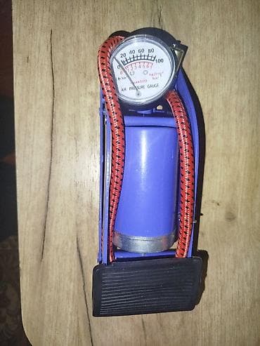 avtomobil kompressorları: Ayaqla işləyən hava pompası - Mexaniki, tək silindrli pedal tipli — 1