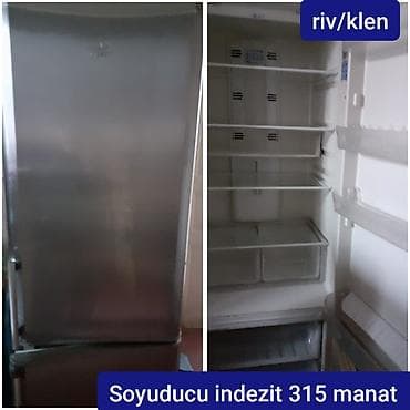 2 qapılı Indesit Soyuducu Satılır, rəng - Gümüşü