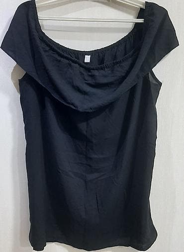 kostum: Qadın bluzası – MOD Collection - Rəng: qara - Dizayn: çiyinləri — 1