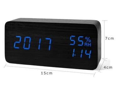 dini saatlar: Elektron saat Elektron masaüstü saat Taxta elektron stolüstü saat🕰️ — 2