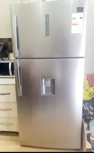 averlok satiram: Yeni 2 qapılı Samsung Soyuducu Satılır, rəng - Boz — 1