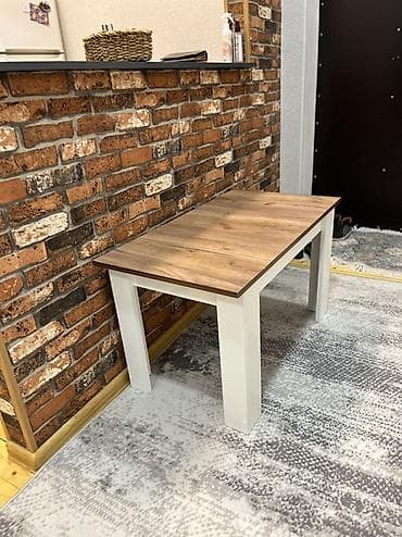 Kompüter masası, Açılmayan, Taxta, Dördbucaq masa