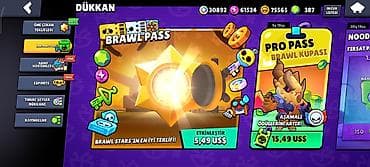 xonca satisi: Brawl Stars hesabı - Kupa yolu: 64,161 - Prestij: 42 - Döyüşçülər — 4