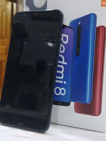 Mətbəx texnikası: Redmi 8, 32 GB, rəng - Qara, Barmaq izi — 1