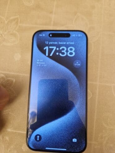 iphone 15 pro ikinci el: IPhone 15 Pro, 128 GB, Gümüşü, Face ID, Simsiz şarj, Sənədlərlə — 7