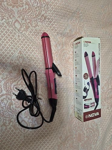 dirnaq aparatlari instagram: NOVA 2-in-1 saç düzləndirici və buruq yaradan cihaz (model: NHC-2009) — 1