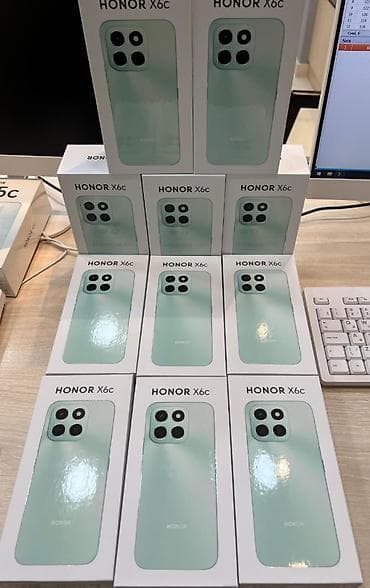 iphone x arxa: Honor X6c, 128 GB, rəng - Ağ, Zəmanət, Kredit, Düyməli — 2