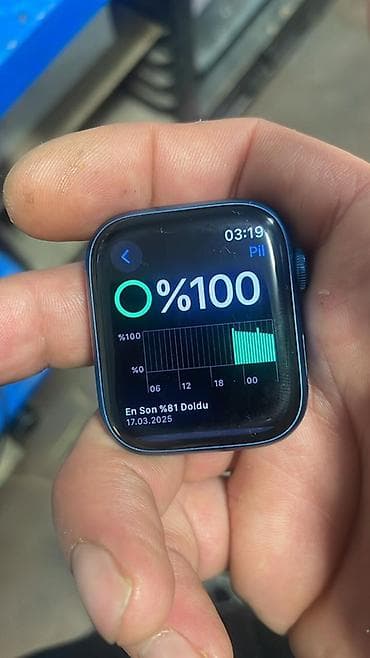 apple watch 7 41: Smart saat, Apple, Suya davamlı, rəng - Mavi — 2