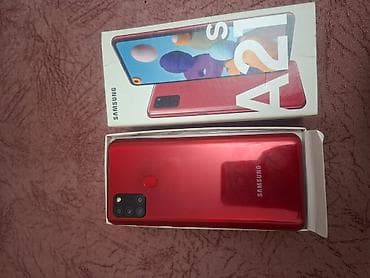 redmi 9 t ekran: Samsung Galaxy A21S, 32 GB, rəng - Qırmızı, Barmaq izi — 6