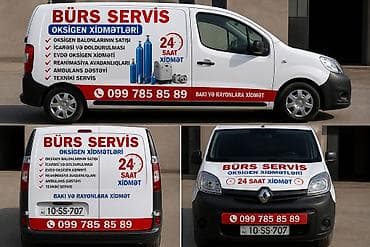 BÜRS SERVİS – Oksigen Xidmətləri Xidmətlər: - Oksigen balonlarının