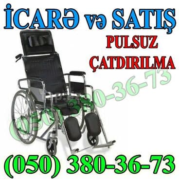 əlillər üçün araba: Əlil arabasi icaresi her cekiye gore — 1