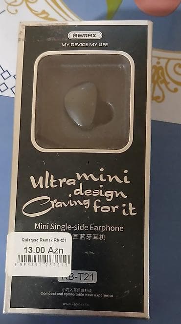 Karaoke: Simsiz (Bluetooth) Qulaqcıqlar, Remax, rəng - Qara — 1