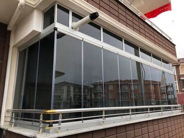 pəncərə reşotka: Cam balkon pvc qapı və pəncərələr şüşə ara kəsmələri i̇zo sistem duş — 20