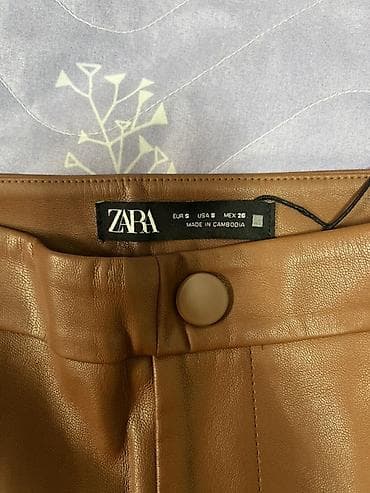 beli: Şalvar, Zara, S, rəng - Qəhvəyi — 2