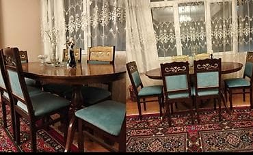 ✅Tecili masa ve 6 stulu 300 manata satilir. Stullar masa ela