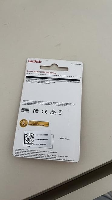 ucuz kompüter: Flash kart Sandisk, 16 GB, USB 2.0 — 2