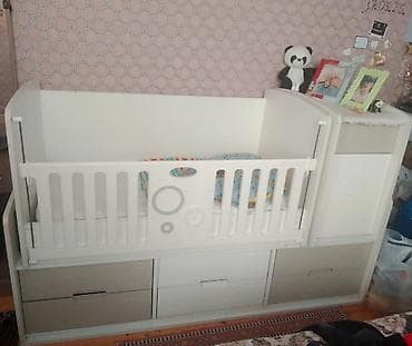 2 ci əl stol: Oğlan və qız üçün, Dördbucaq, Beşik, Dəstsiz, Matras ilə, Yellənmə mexanizmsiz — 1