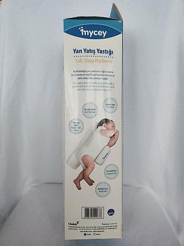 emmi tekstil: MyCey Yan Yatış Yastığı – Safe Sleep Positioner - Yaş qrupu: 0–6 ay - — 2