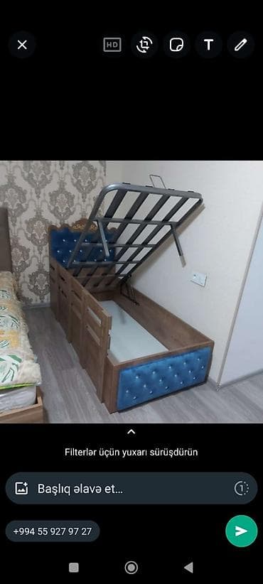 Yeni, Təknəfərlik çarpayı, Matrassız