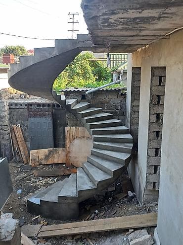 Tikinti və təmir: Beton pilləkənlərin layihələndirilməsi və inşası xidməti - Daxili və — 6