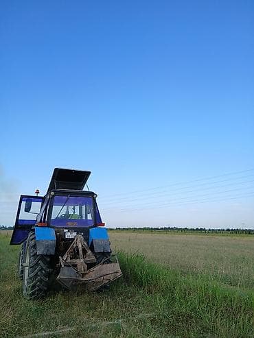 traktor foton: Belarus 1221 traktor + arxa asqılı torpaq frezesi/torpaq yumşaldıcı — 8