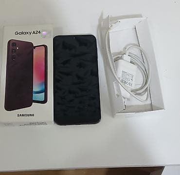 samsung m54: Samsung Galaxy A24 4G, 128 GB, rəng - Bənövşəyi, İki sim kartlı — 3