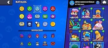 pre workout: Brawl Stars hesabı - Kupa yolu: 74 954 (ən yüksək 74 962) - Toplanan — 4