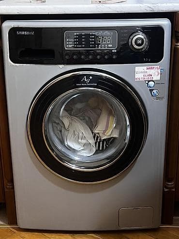 Paltaryuyan maşın Samsung, 5 kq, İşlənmiş, Avtomat, Qurutmasız, Kredit yoxdur, Ünvandan götürmə — 1
