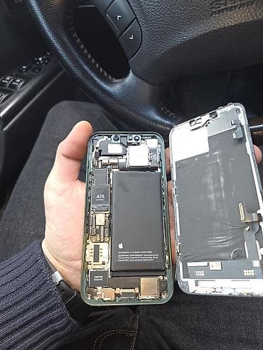 Mobil telefon və aksesuarlar: IPhone 13, Yaşıl, Face ID — 3