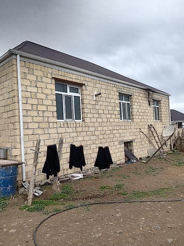 binede ev: Satış üçün həyət evi - Tikinti: Təbii daş (küləhəng/kərk‑daşı) — 4