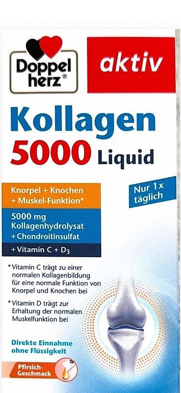 coolplay 5000: Doppelherz aktiv Kollagen 5000 Liquid – 14 ədəd stick (hər biri 10 ml) — 1