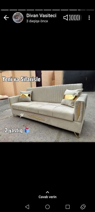 künc divani: Künc divan, Yeni, Açılan, Bazalı, Ödənişli çatdırılma — 30