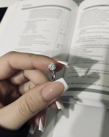 tek qaş üzüklər: Помолвочные, Кольцо, Серебро — 2