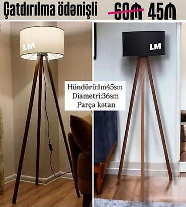 Yeni lampalar✨TORŞER Qiymət : 45₼ Ölçü:hün 1m45smxdiametri36sm