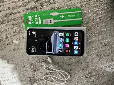 домашний телефон: Redmi 9A, 64 ГБ, цвет - Голубой, Две SIM карты — 3