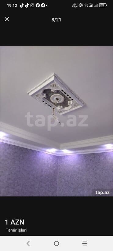 споты потолочные в баку: Təmir tikinti kafel metlax, rəngsaz, alciban suvaq santexnika və — 11