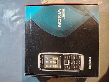 nokia 2720 flip original: Nokia E51, rəng - Qara, Sənədlərlə — 3