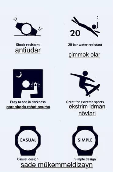 ct8 max smart watch: Yeni, Qol saatı, Casio, rəng - Boz — 7