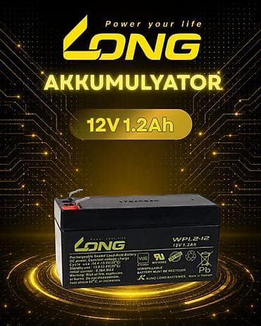 terezi: LONG 12V akkumulyatorları – orijinal, zavod istehsalı və yüksək — 1