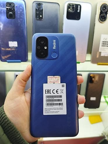 isdenmis telefonlar: Redmi 12C, 128 GB, rəng - Mavi, Barmaq izi — 2