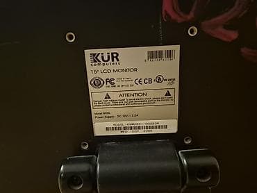 Ноутбуки: KUR Computers 15" LCD Monitor - Model: 5005L - Ekran ölçüsü: 15 düym — 3