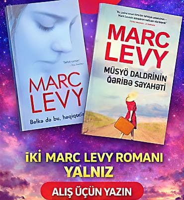 Kitablar və jurnallar: Məhsul: Marc Levy-nin 2 romanından ibarət dəst Dəst daxilində: - — 1
