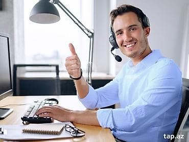 part time operator: Çağrı mərkəzi operatoru tələb olunur, Yalnız kişilər üçün, 18-29 yaş, 1 ildən az təcrübə, Aylıq ödəniş — 1