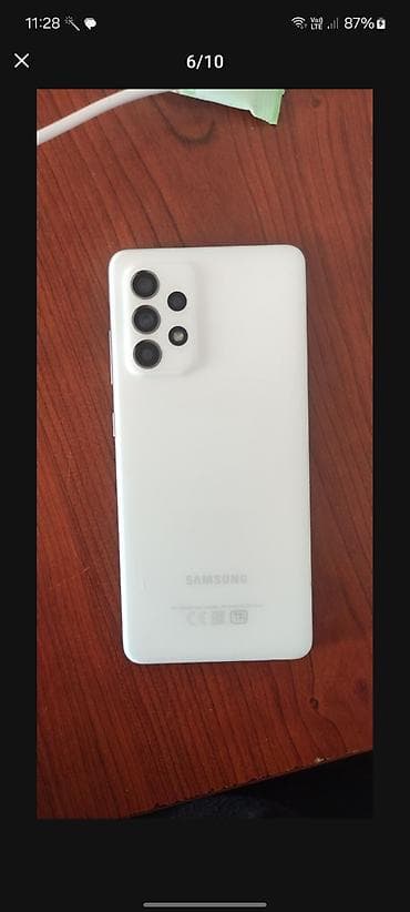 ucuz kreditle telefonlar: Samsung Galaxy A52, rəng - Ağ — 1