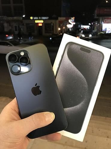 IPhone 15 Pro Max, 256 GB, Qara, Simsiz şarj