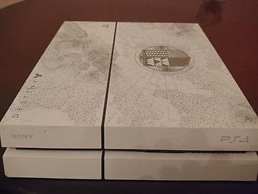 бутыль 5 литров пластик: PlayStation 4 “Destiny” Limited Edition (ağ dizayn) 500GB komplekti — 2